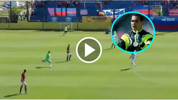 Santiago Torres marcó como el arqueo paraguayo.