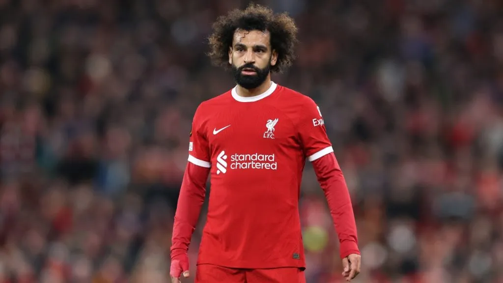 Mohamed Salah, la estrella de Liverpool que podría recalar en Al-Ittihad con Marcelo Gallardo. (Getty Images)