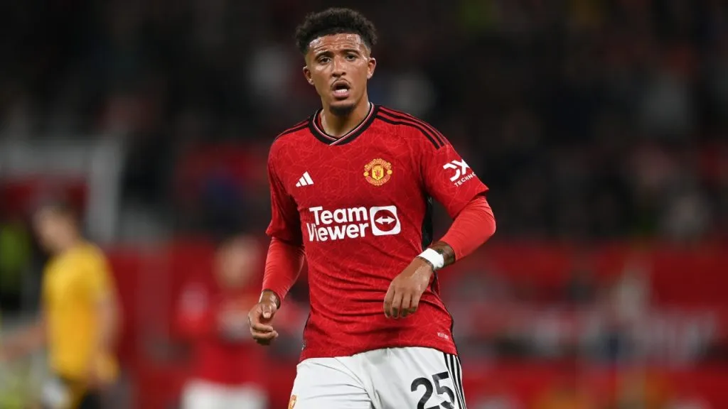 Jadon Sancho, marginado en Manchester United.