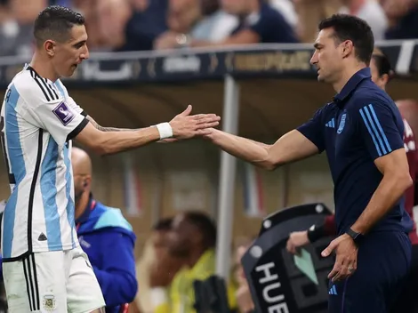 Scaloni marcó su postura ante la idea de retiro en la Copa América de Di María