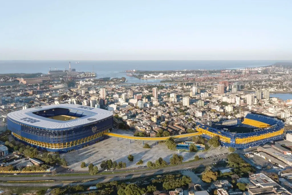 La Bombonera quedaría unida con Bombonera Siglo XXI.