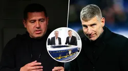 Martín Palermo le deseó éxitos a Mauricio Macri para las elecciones en Boca en las que enfrentará a Juan Román Riquelme. Getty Images.