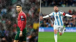 Lionel Messi está a 21 goles de Cristiano Ronaldo en la tabla histórica de máximos goleadores de selecciones del mundo. Getty Images.