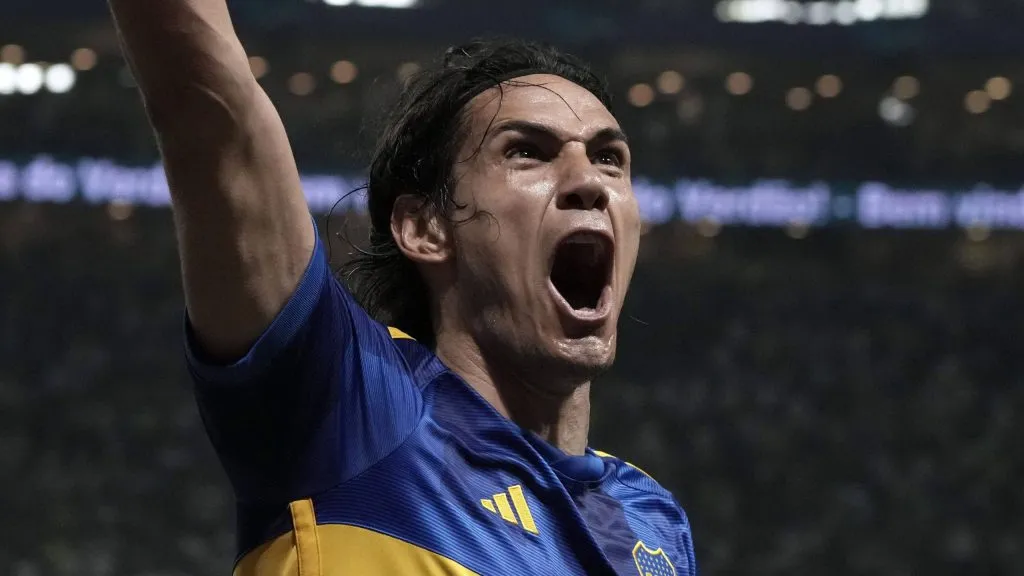 Cavani cerró el 2023 en Boca con una lesión. (Getty)
