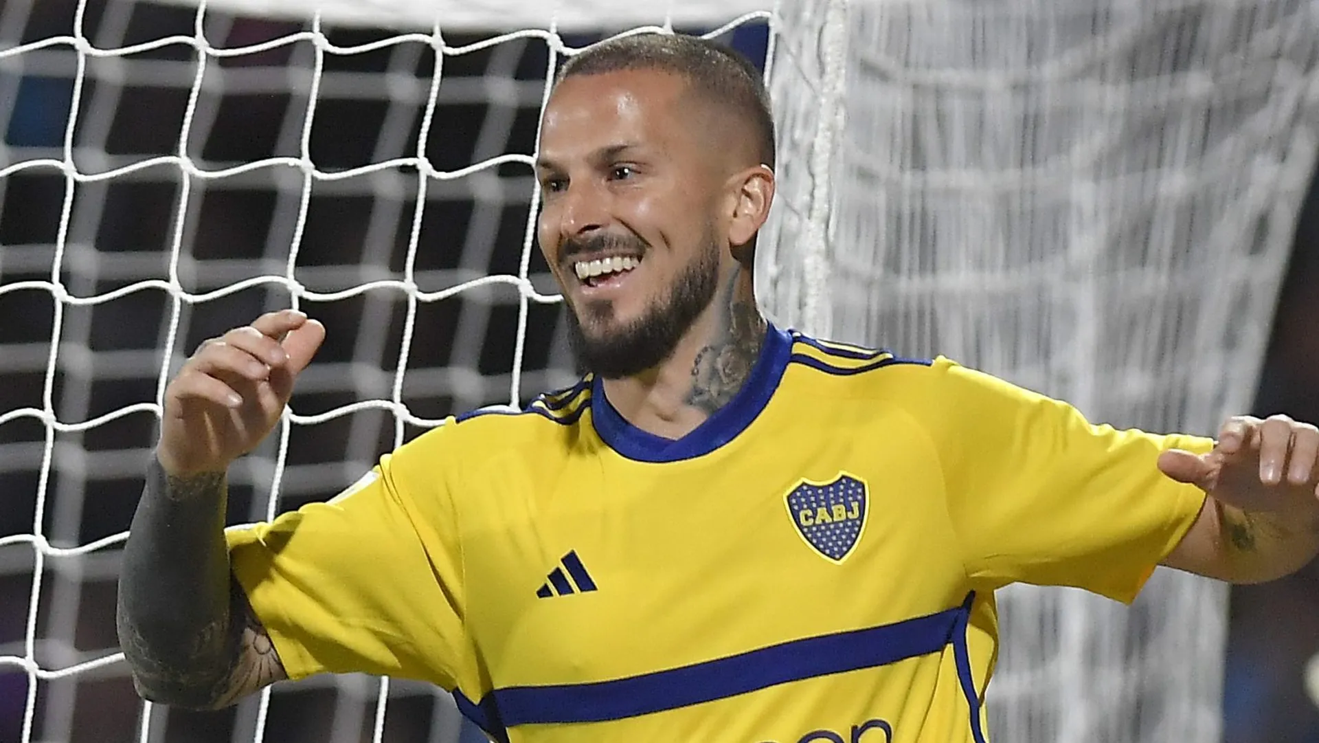 Benedetto celebrando su gol a Belgrano, el último que convirtió en Boca. (Foto: Getty Images)
