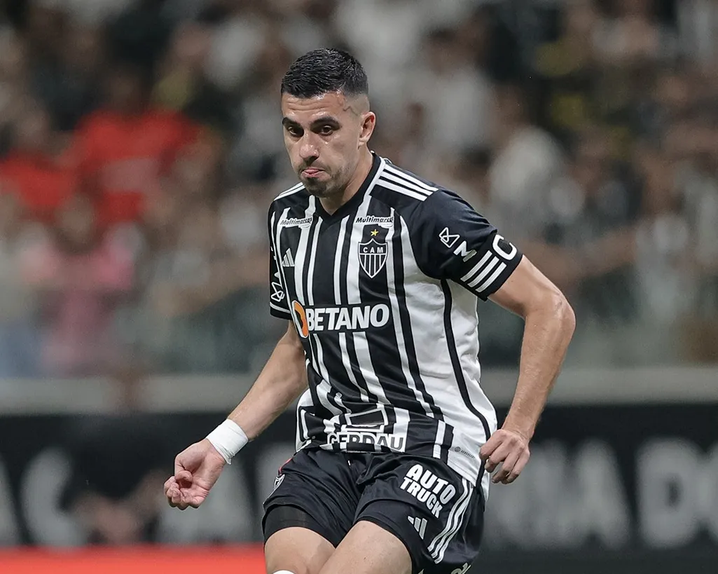 Rodrigo Battaglia, pieza clave en el Atlético Mineiro de Scolari. (@Atletico vía Twitter)