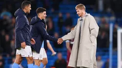 Micah Richards propone que Julián Álvarez no salga del once titular de Manchester City cuando regrese Kevin De Bruyne. Getty Images.