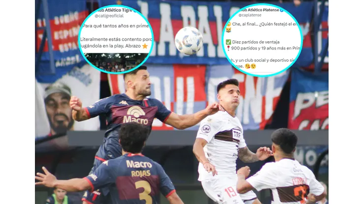 Guerra de CMs en Tigre vs. Platense.