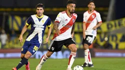Manuel Lanzini con la camiseta de River.