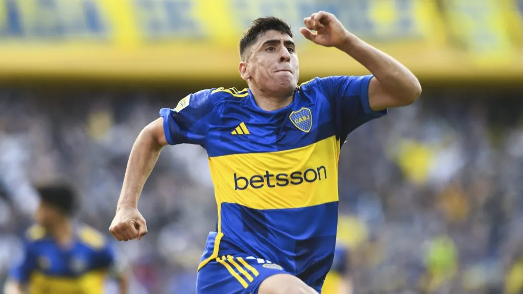Miguel Merentiel, la gran figura de Boca durante 2023. (Getty)