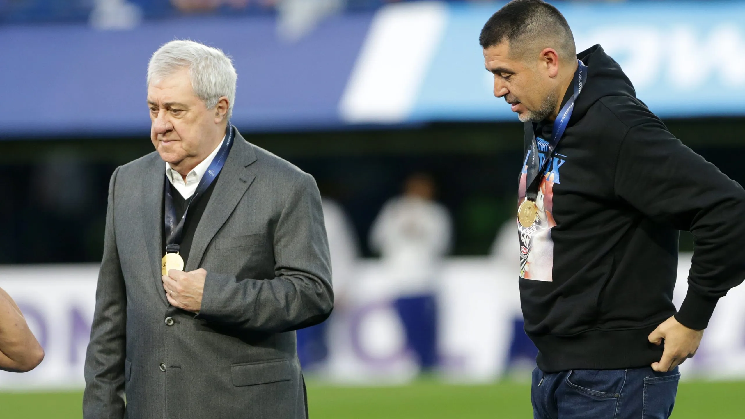 Jorge Ameal, que mantiene una relación protocolar con Juan Román Riquelme, todavía está analizando cómo participar de las elecciones 2023. Getty Images.