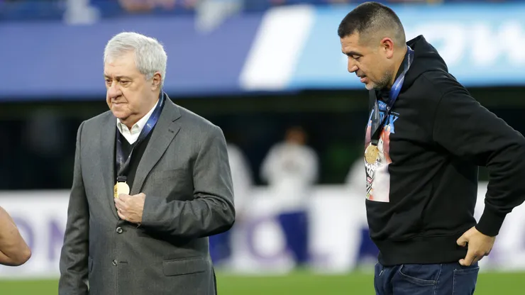 Riquelme y Ameal en Boca.