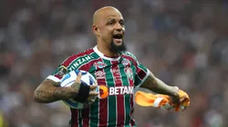Felipe Melo con la camiseta de Fluminense.