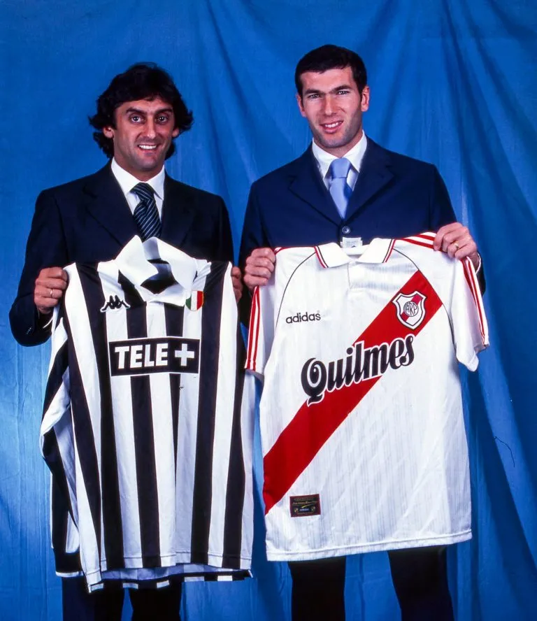 Enzo y Zidane, en uno de sus primeros encuentros.