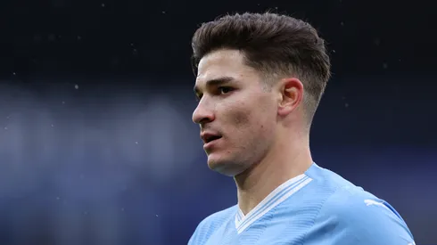 Julián Álvarez no tuvo minutos en Dinamarca.