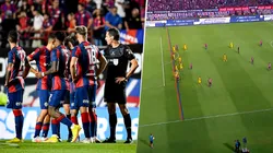 Baliño trazó líneas y anuló el gol de Barrios.