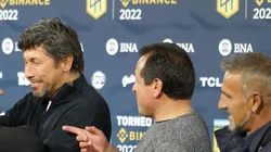 Jorge Bermúdez, Marcelo Delgado y Raúl Cascini, CdF de Boca Juniors.