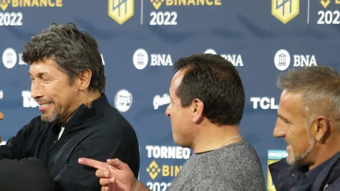 Jorge Bermúdez, Marcelo Delgado y Raúl Cascini, CdF de Boca Juniors.