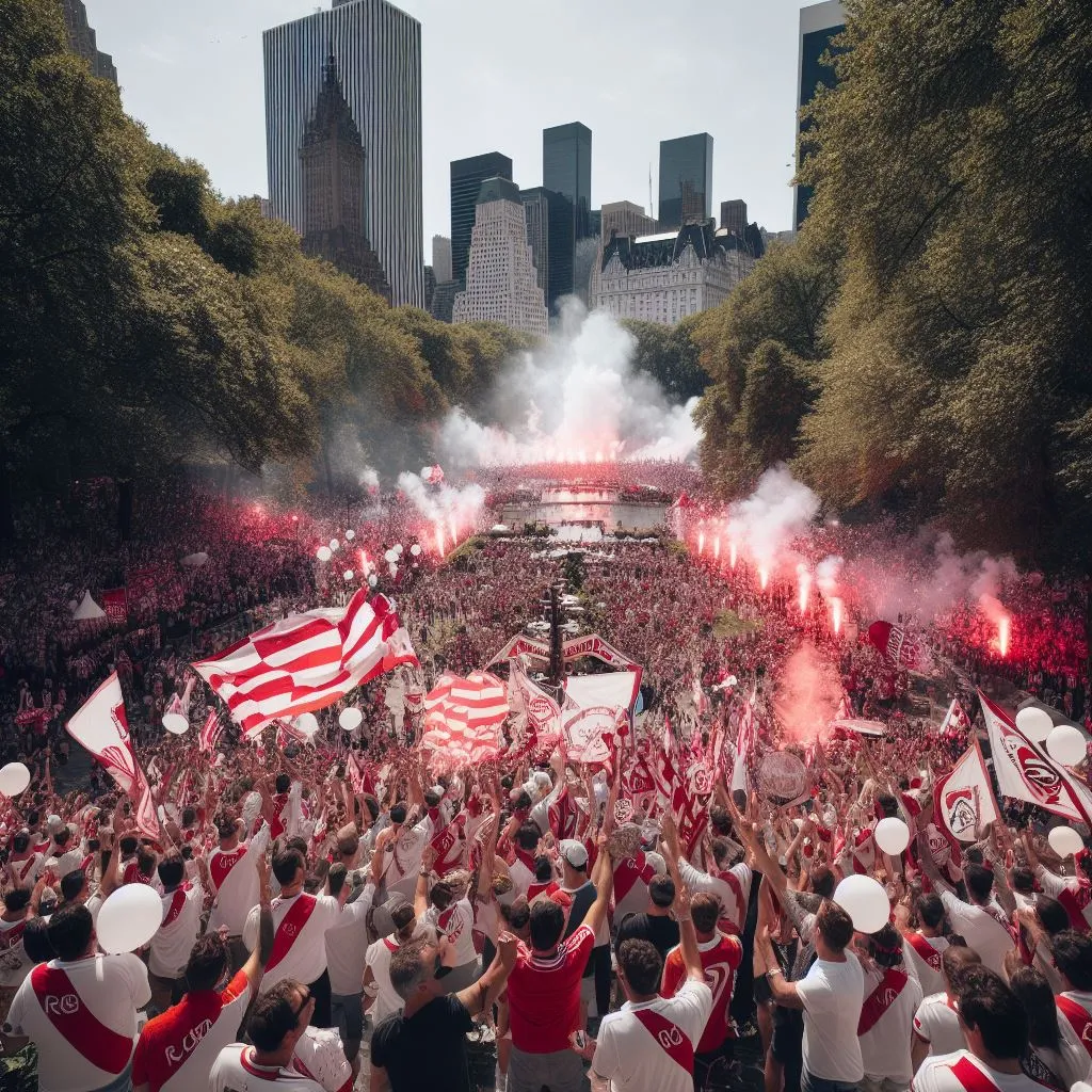 El Central Park y la marea millonaria (Foto: Bing Image Generator, Dall-E-3)