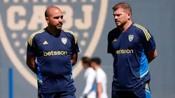 Mariano Herrón junto a Claudio Morel Rodríguez.