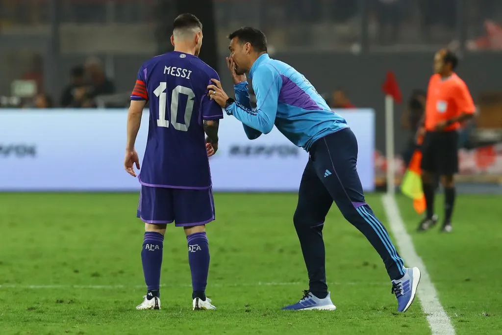 Scaloni llevó a Messi a ganar el primer Mundial de su carrera.