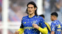 Edinson Cavani con la camiseta de Boca. (Getty Images)