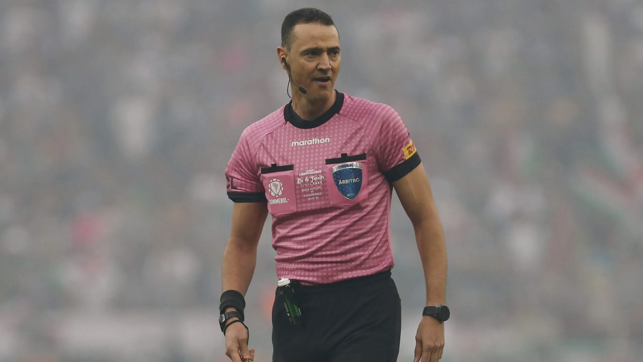 Wilmar Roldán, el árbitro de River vs. Atlético Mineiro.