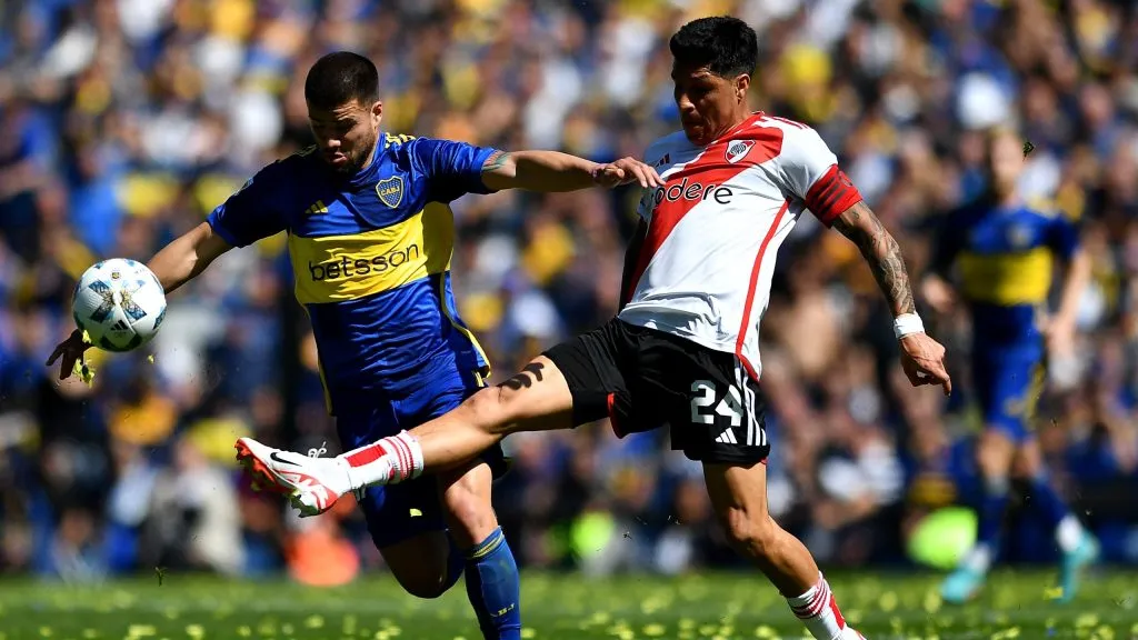 Boca – River, pero hecho con inteligencia artificial a niveles históricos. (Getty)
