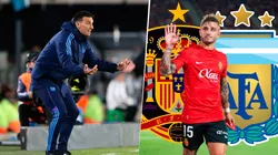 Lionel Scaloni tendría en mente convocar a Pablo Maffeo, lateral derecho del Mallorca, para los partidos ante Uruguay y Brasil. Getty Images.