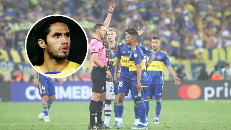 Fabian Vargas salió a respaldar a Frank Fabra por su expulsión en la Final de la Copa Libertadores. Getty Images.