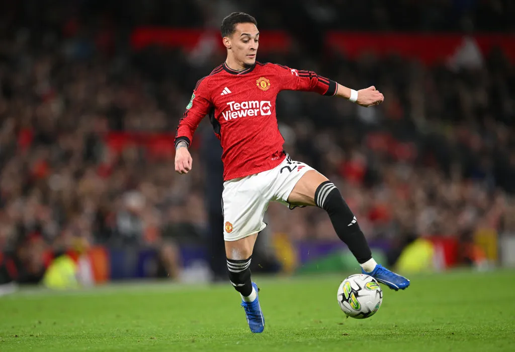 Antony, extremo de Manchester United. (Foto: Getty)