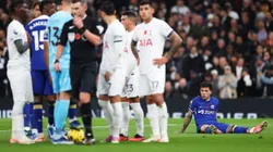 Enzo Fernández no pudo terminar el partido ante Tottenham.