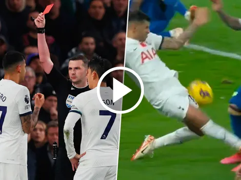 VIDEO | Penal y roja: brutal plancha de Cuti Romero a Enzo Fernández