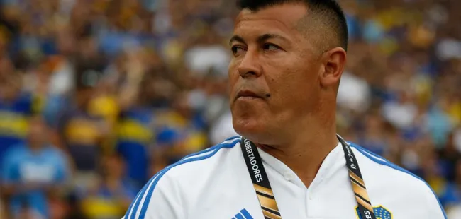 Jorge Almirón durante la final de la Copa Libertadores.