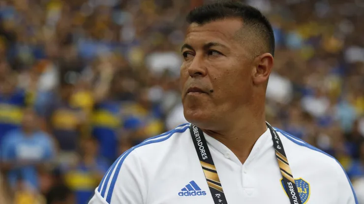 Jorge Almirón en la final de la Libertadores