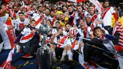 Todo River festejando la Copa Libertadores del año 2018.