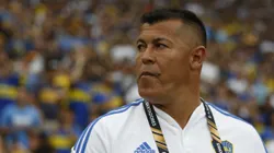 Jorge Almirón durante la final de la Copa Libertadores entre Boca y Fluminense.