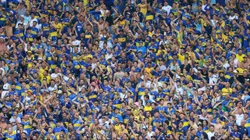 Los hinchas de Boca se hicieron escuchar.