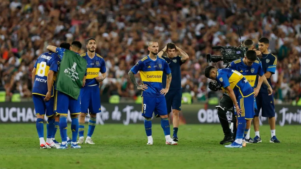 Benedetto, tras la caída de Boca en la final (Getty Images).