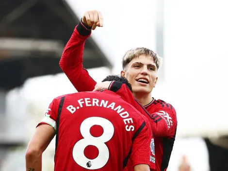 En la vuelta al triunfo del United, Garnacho jugó para ya no dejar el equipo titular