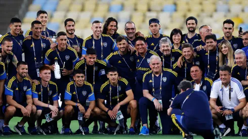 El plantel de Boca hizo el reconocimiento del Maracaná.