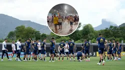 Preocupación en el plantel de Boca tras la agresión a sus hinchas.