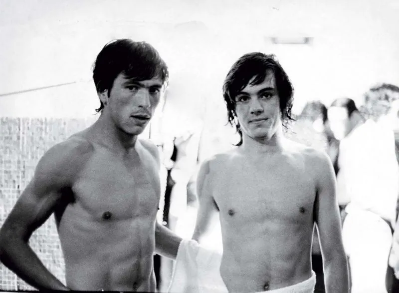 Daniel Passarella y Alejandro Sabella, una amistad duradera. Foto Archivo.