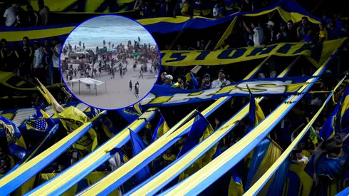 Jefe de la Barra de Boca invitó a pelear a la de Fluminense.