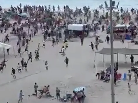 VIDEO | El momento exacto en el que la barra de Fluminense emboscó a los hinchas de Boca