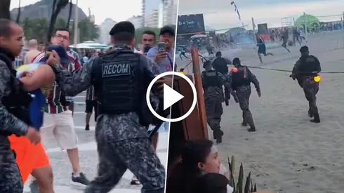 Corridas en la previa de la final de la Libertadores.