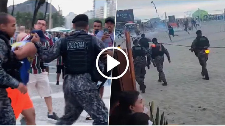 Corridas en la previa de la final de la Libertadores.