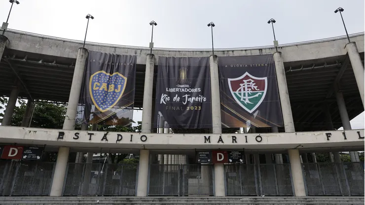 El Maracaná, listo para recibir a Boca y Fluminense.