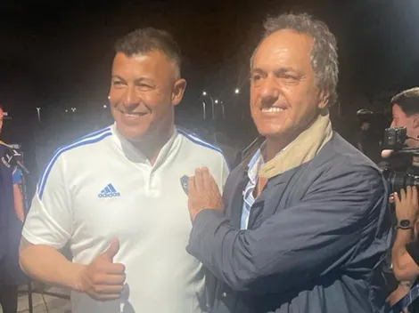 Funcionó con la Selección: la cábala de Scioli con Boca apenas llegó a Brasil