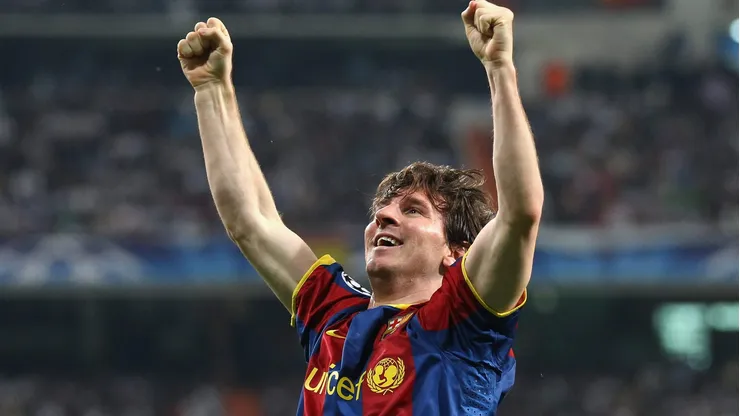 Lionel Messi eligió como su gol favorito el segundo que le anotó a Real Madrid en el Santiago Bernabéu por la Semifinal de vuelta de la Champions League 2010/2011. Getty Images.